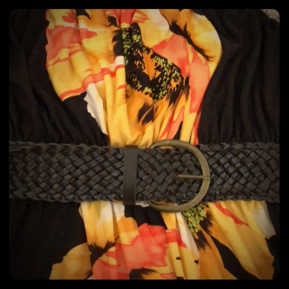 Sunflower maxi dress